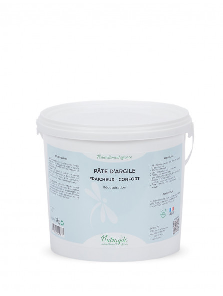 PATE D'ARGILE CONFORT NUTRAGILE 3KGS