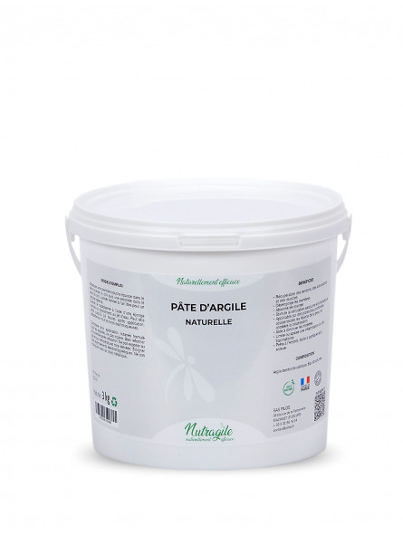 PATE D'ARGILE NATURELLE 1,5KG