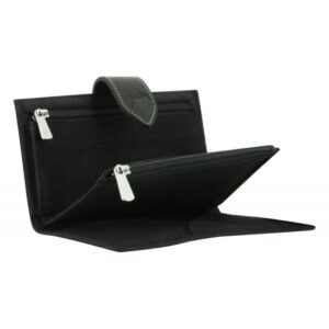 PORTEFEUILLE PENELOPE "BERTILLE" NOIR