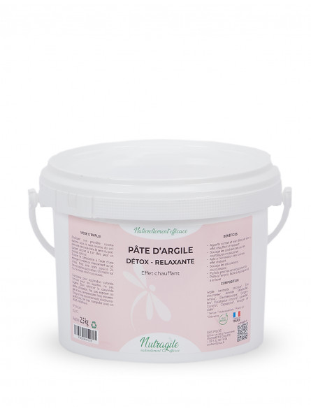PATE D'ARGILE DETOX - RELAXANTE 2,5KG