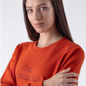 SWEATSHIRT EQUILINE EREG ORANGE