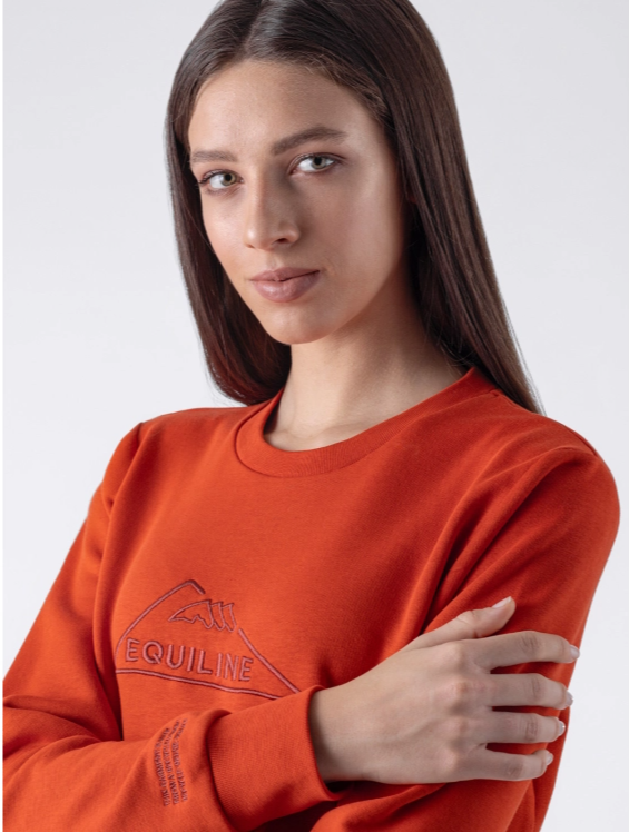 SWEATSHIRT EQUILINE EREG ORANGE