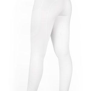 Legging à fond silicone EQUITHÈME - Alizé - Blanc