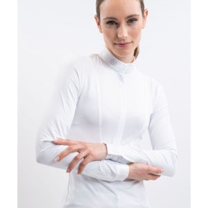 HARCOUR - POLO DE CONCOURS STELLA BLANC